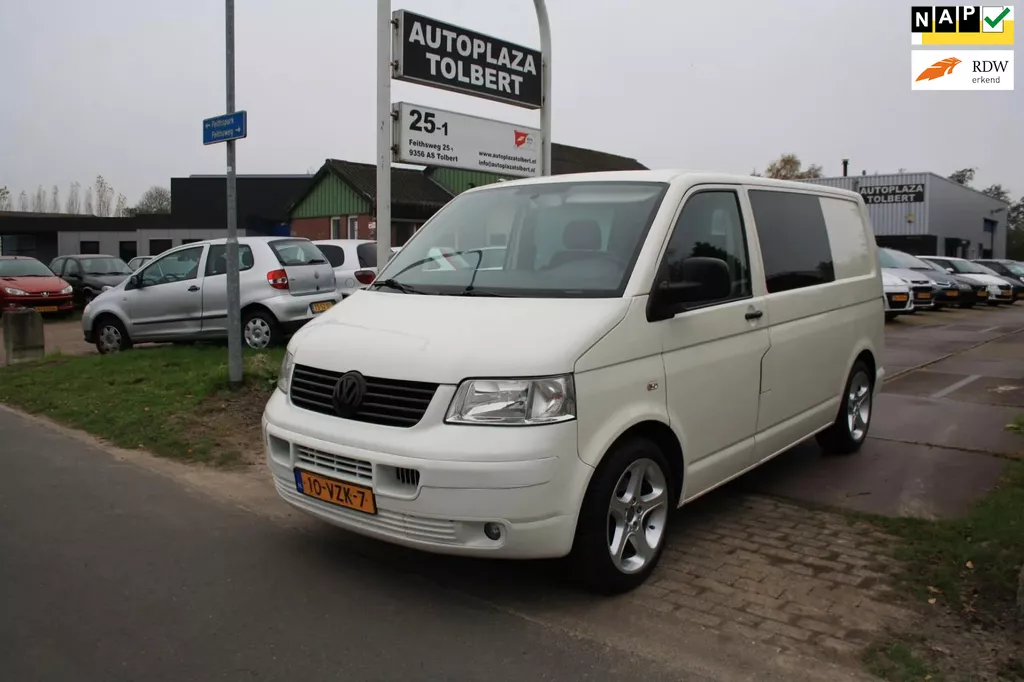 Volkswagen Transporter 1.9 tdi bj 2009 dub cabine airco marge-bus